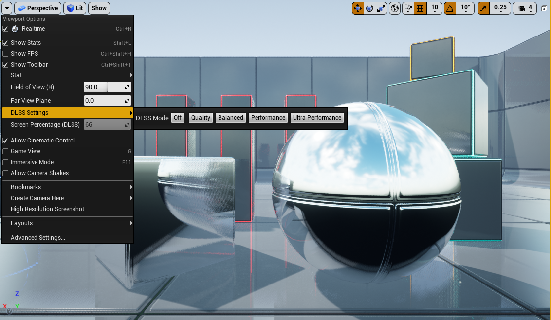 DLSS Viewport On