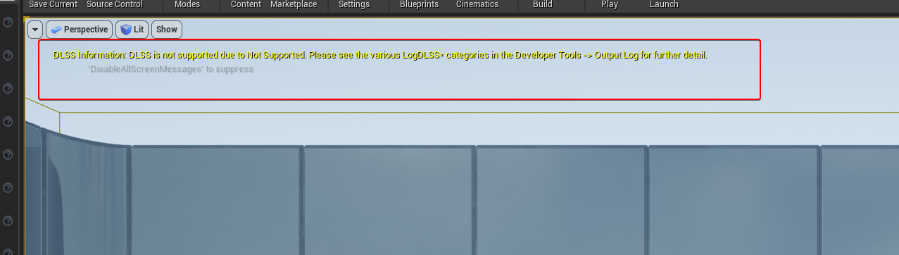 DLSS Editor Developer messages